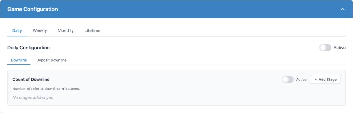 Affiliate current setting section 2